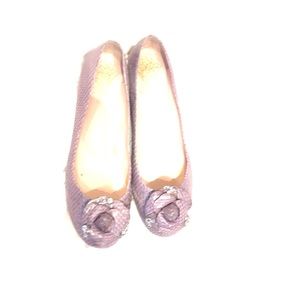 Women’s purple designer flats